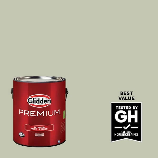 Glidden Premium 1 gal. PPG1030-2 Pale Pine Satin Interior Paint (2)