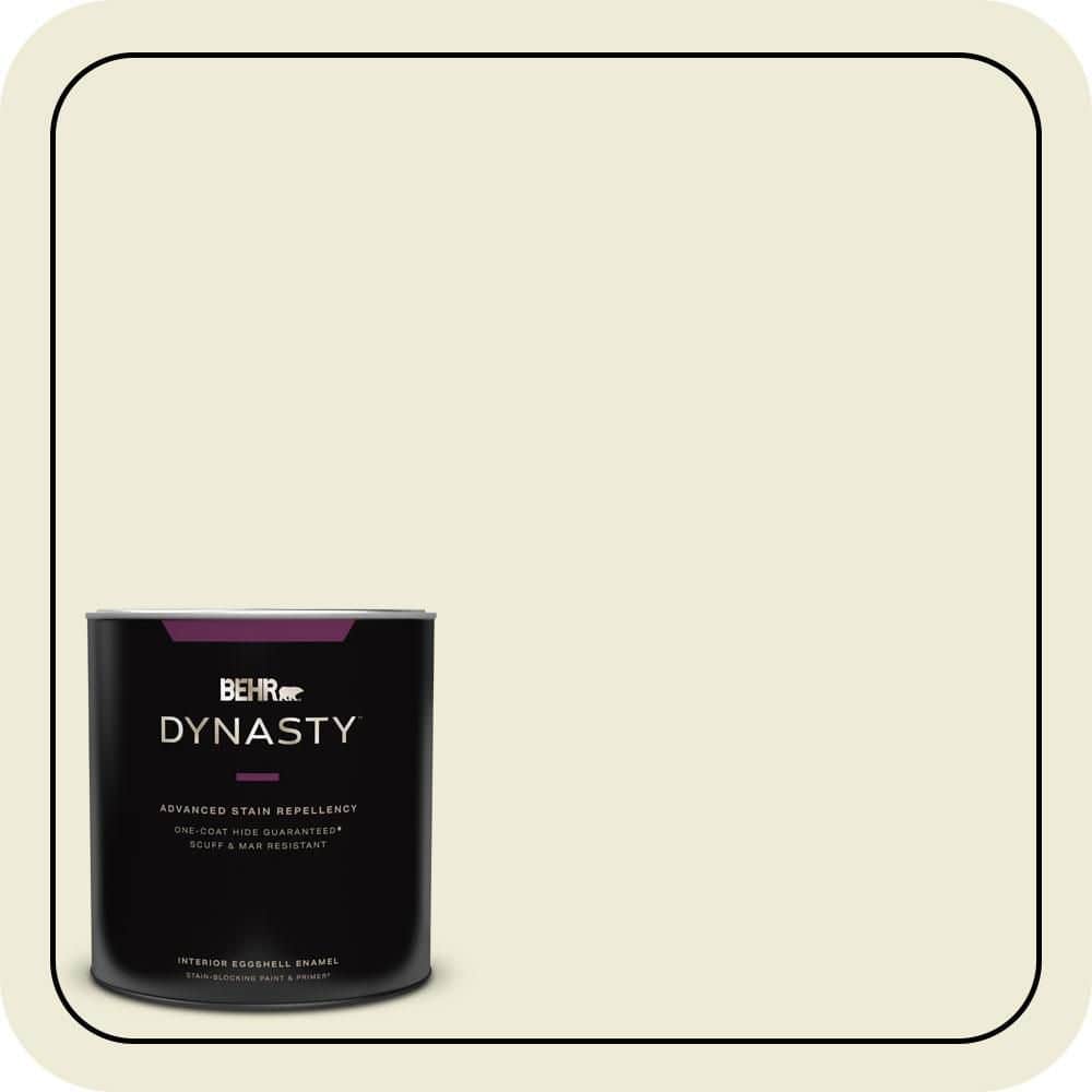 BEHR DYNASTY 1 qt. #PPU9-15 Summer Jasmine Eggshell Enamel Interior Stain-Blocking Paint & Primer