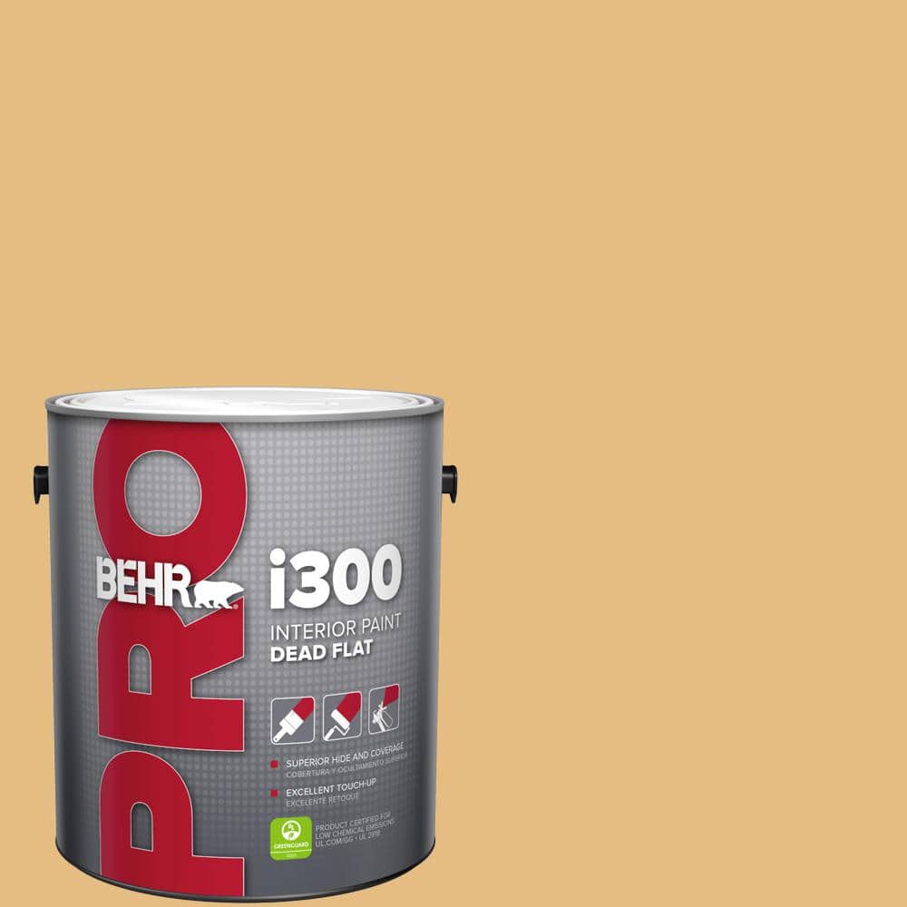 BEHR PRO 1 gal. #320D-4 Arizona Tan Dead Flat Interior Paint (1)