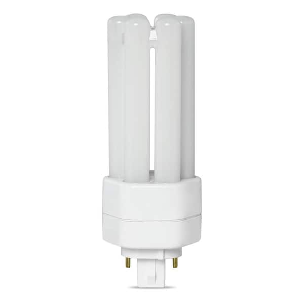 Feit Electric 26-Watt Equivalent PL Tritube CFLNI 4-Pin Plug-In GX24Q-3 Base CFL Replacement LED Light Bulb, Cool White 4100K (1-Pack)