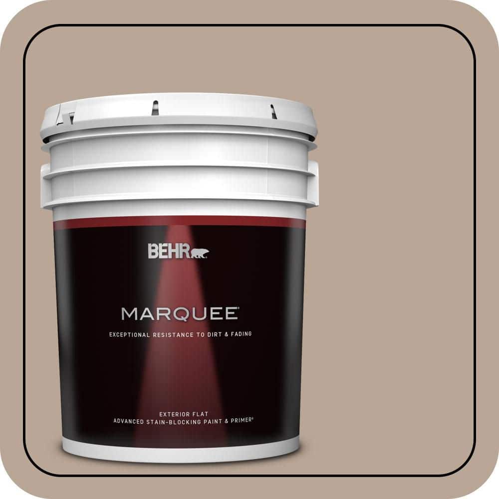 BEHR MARQUEE 5 gal. #MQ2-37 Eiffel for You Flat Exterior Paint & Primer