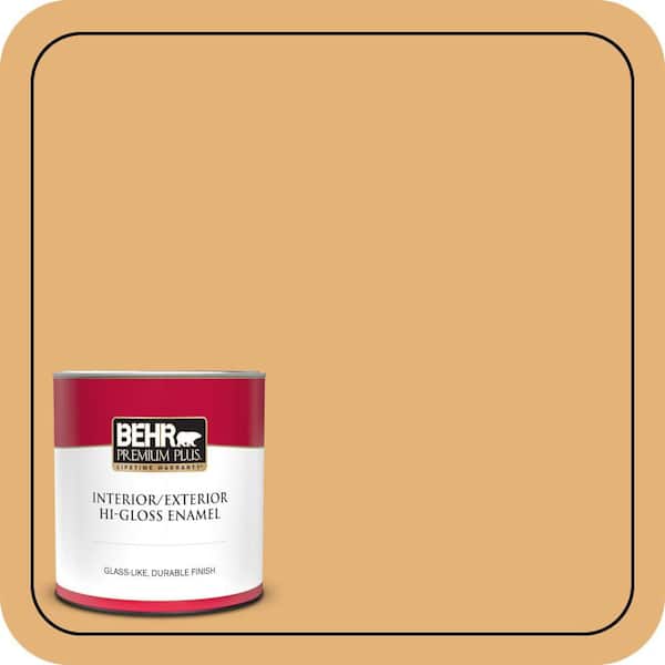 BEHR PREMIUM PLUS #300D-4 High Plateau Enamel Interior Stain-Blocking Paint and Primer (3)