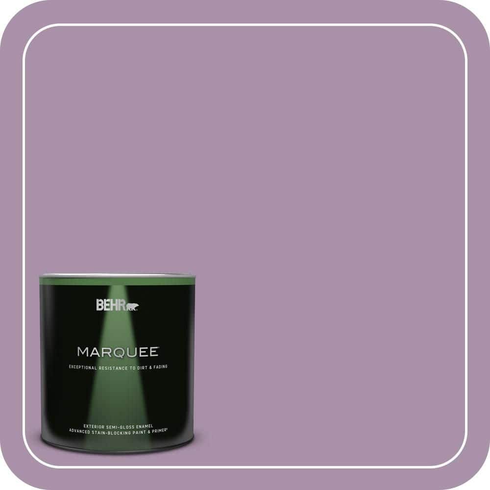 BEHR MARQUEE 1 qt. #670D-5 Garden Flower Semi-Gloss Enamel Exterior Paint & Primer