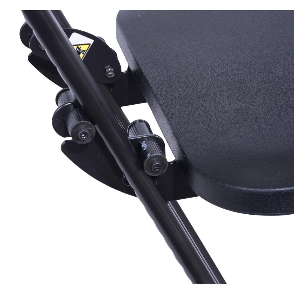 Vestil 18 in. to 33 in H Ergonomic Work Seat/Chair (2)
