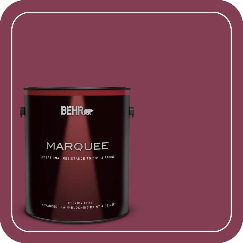 BEHR MARQUEE 1 gal. #S-H-100 Exotic Flowers Flat Exterior Paint & Primer (1)