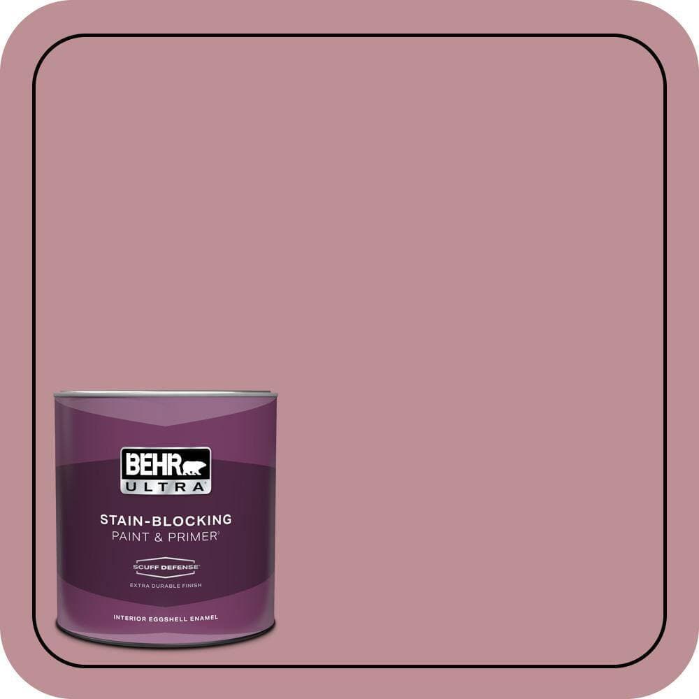 BEHR ULTRA 1 qt. #S130-4 Cherry Juice Extra Durable Eggshell Enamel Interior Paint & Primer