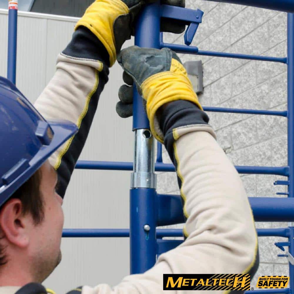 10.5 in. x 1.75 in. Galvanized Steel Coupling Pin Connector, Scaffold Tool for Connecting Metaltech Scaffolding (2)