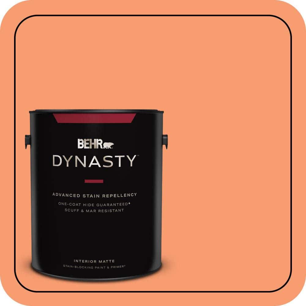 BEHR DYNASTY 1 gal. #P200-5 Burning Coals Matte Interior Stain-Blocking Paint & Primer