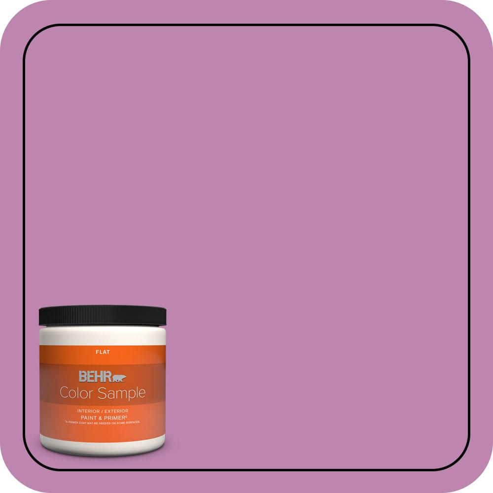 BEHR PREMIUM PLUS 8 oz. #MQ4-60 Joie De Vivre Flat Interior/Exterior Paint & Primer Color Sample