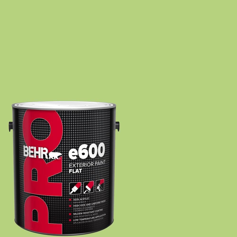 BEHR PRO 1 gal. #420B-4 Tart Apple Flat Exterior Paint
