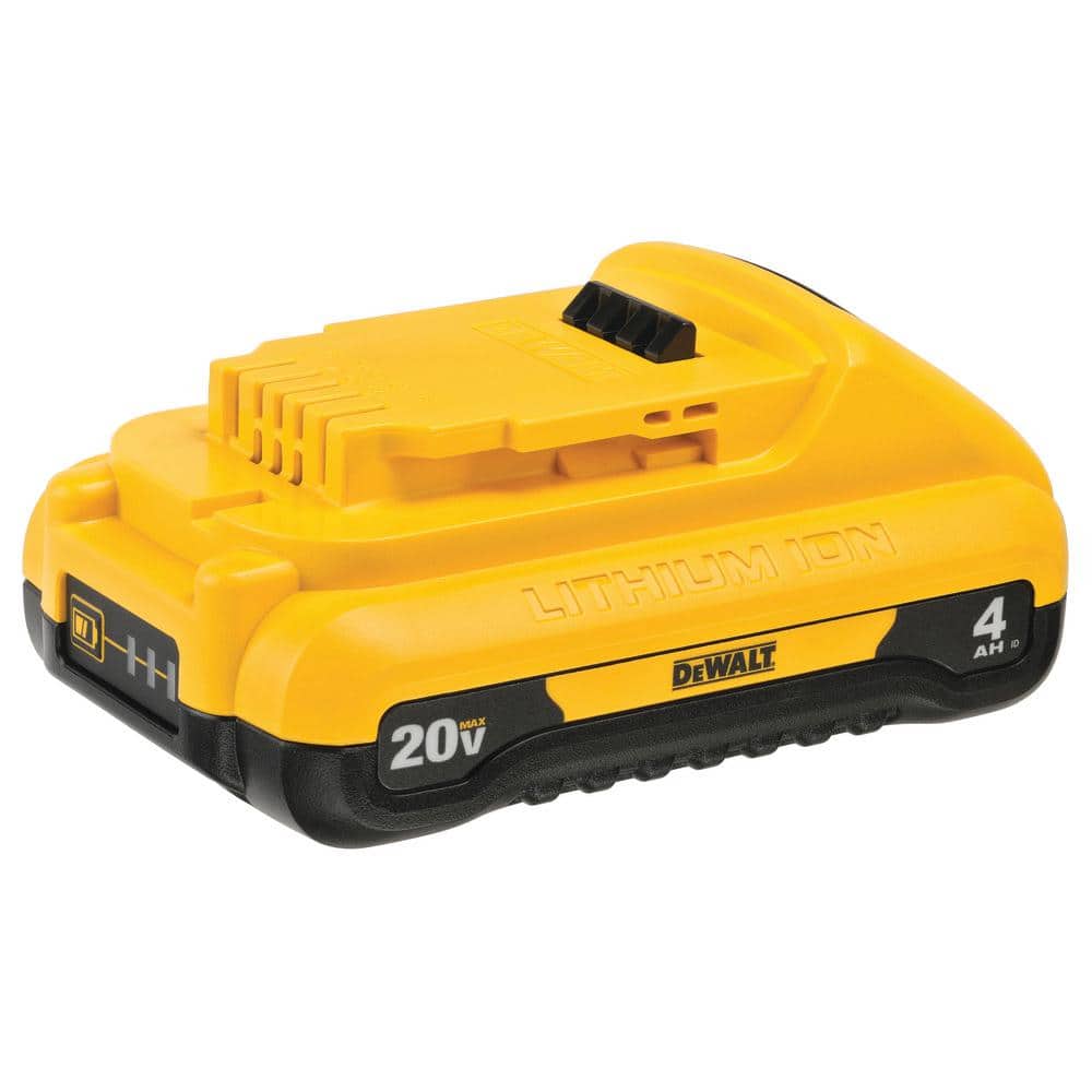 DEWALT 20-V MAX Compact Lithium-Ion 4.0Ah Battery Pack (2-Pack) with 12V to 20V MAX Charger (2)
