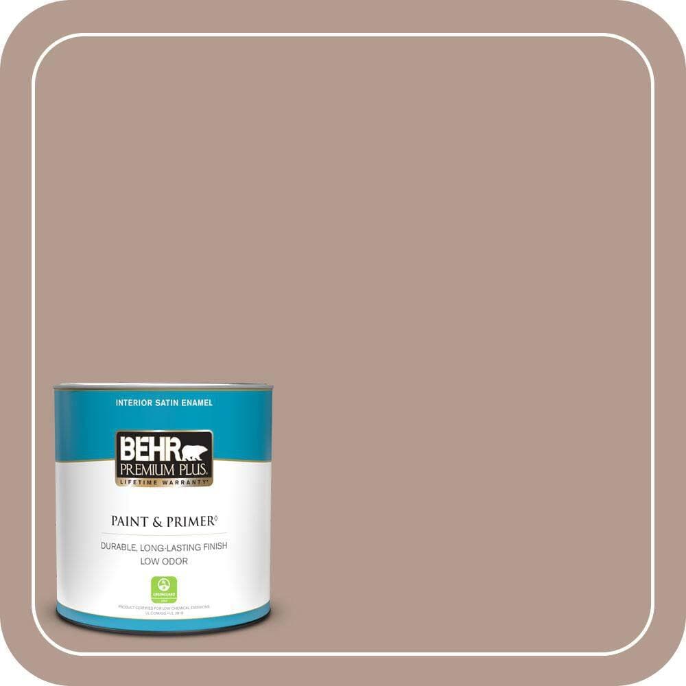 BEHR PREMIUM PLUS #PPU5-15 Postmodern Mauve Enamel Low Odor & Primer (1)