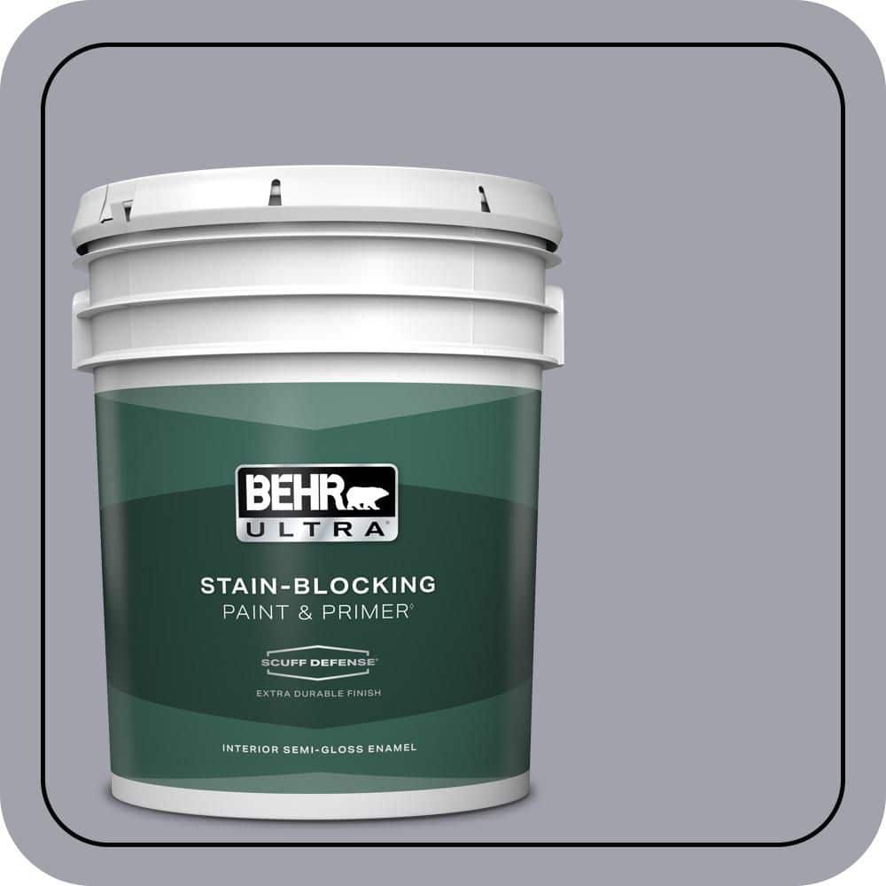 BEHR ULTRA 5 gal. #MQ5-08 Masterpiece Extra Durable Semi-Gloss Enamel Interior Paint & Primer