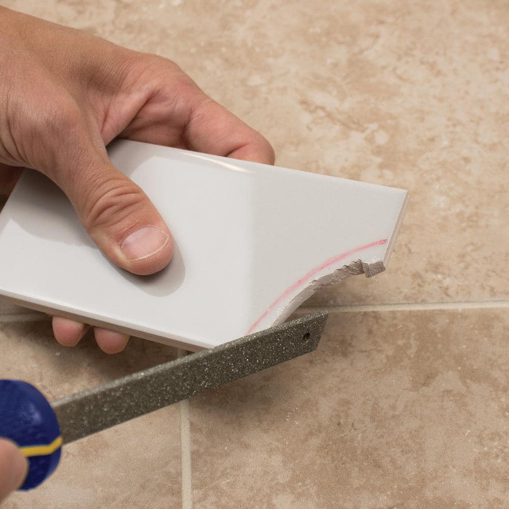 QEP 9.75 in Diamond Grit Tile File Double Sided for Multiple Tile Types (4)