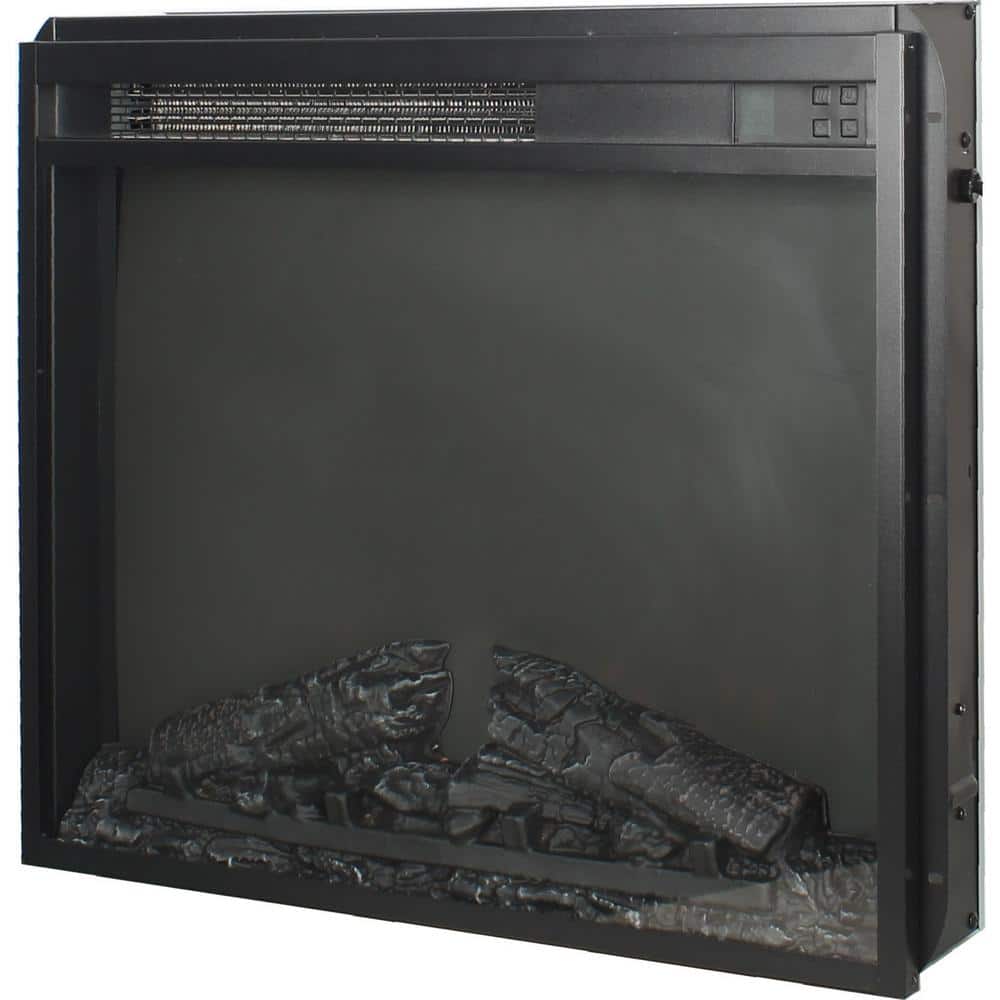 Tidoin 24 in. Direct Vent Electric Fireplace Insert with Remote Control and Overheating Protection (1)