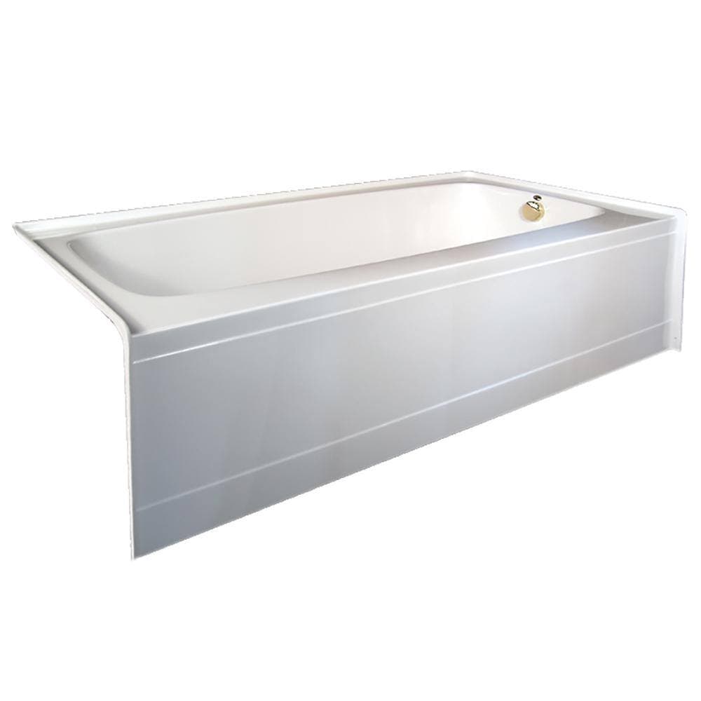 Hydro Systems Trenton 60 in. Right Drain Acrylic Rectangular Alcove Whirlpool Bathtub in White (3)