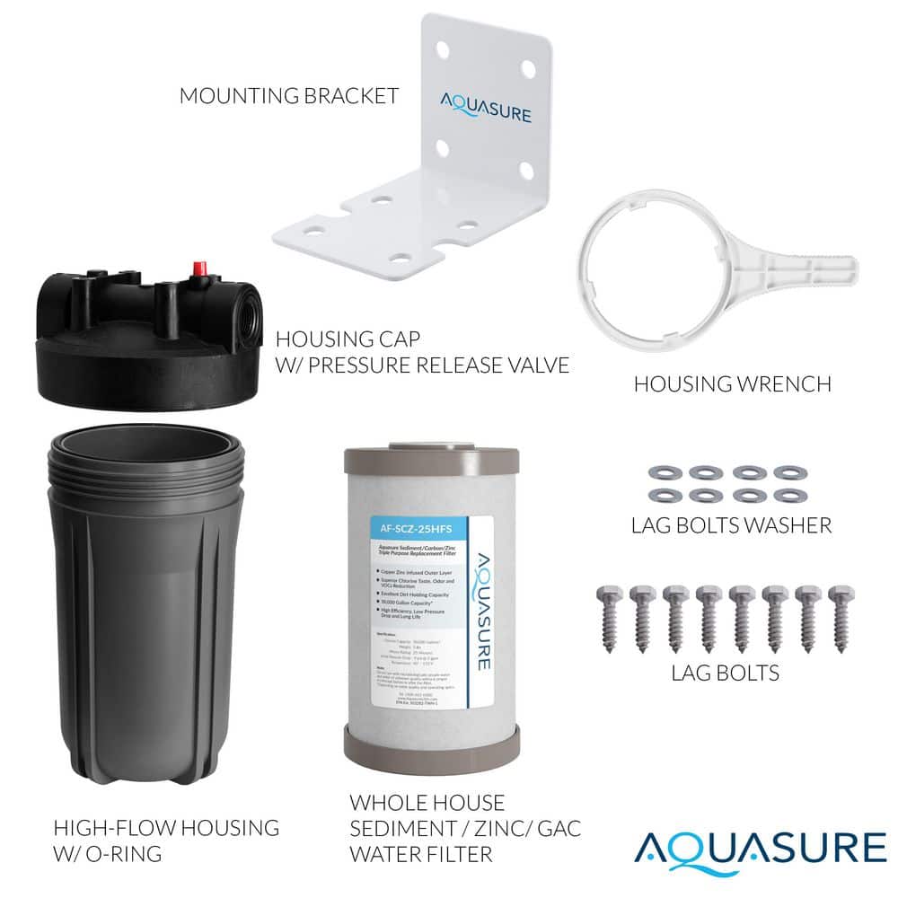 AQUASURE Fortitude V Series Triple Purpose Water Filtration System (2)
