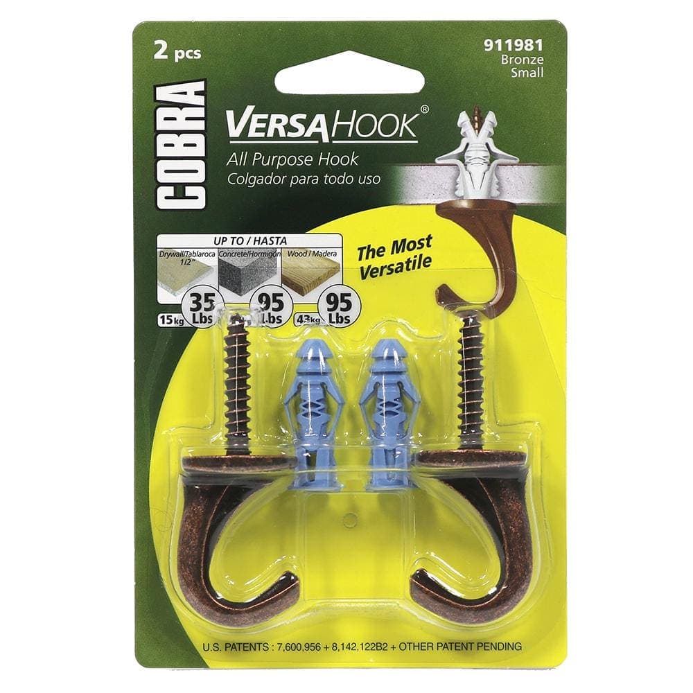 VersaHook Small #10 Triple Grip Bronze (2-Piece) (3)
