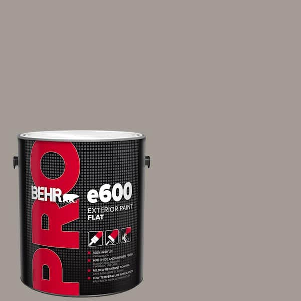 BEHR PRO 1 gal. #PPU18-15 Fashion Gray Flat Exterior Paint (2)