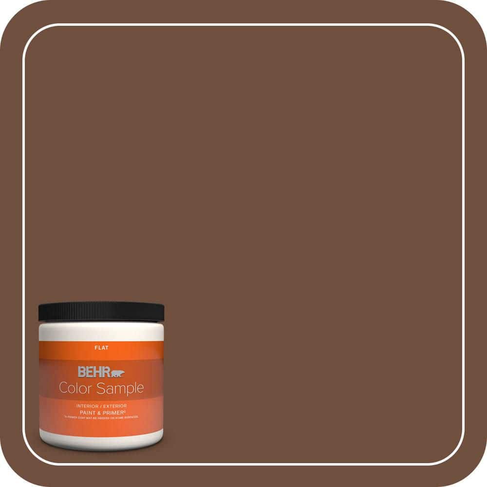 BEHR PREMIUM PLUS #ICC-81 Traditional Leather Flat Interior/ & Primer Color Sample (1)