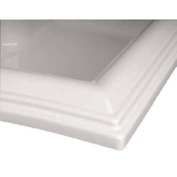 Hydro Systems Debra 72 in. x 42 in. Rectangular Drop-in Bathtub in White (2)