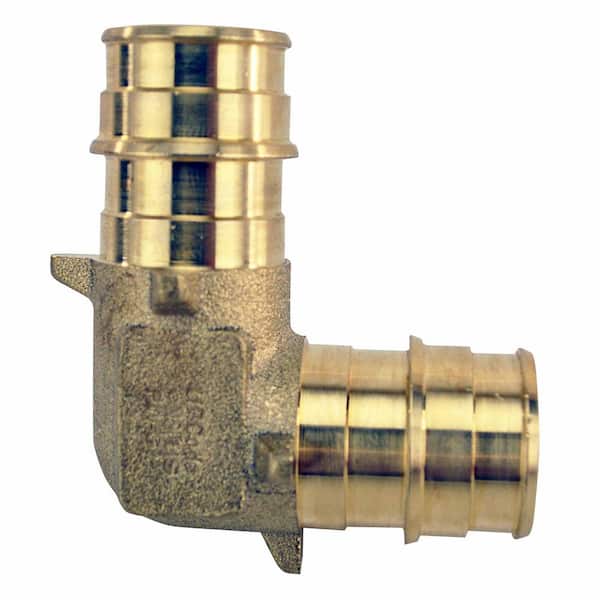 Apollo 3/4 in. PEX-A Barb Brass 90-Degree Elbow Fitting (2)