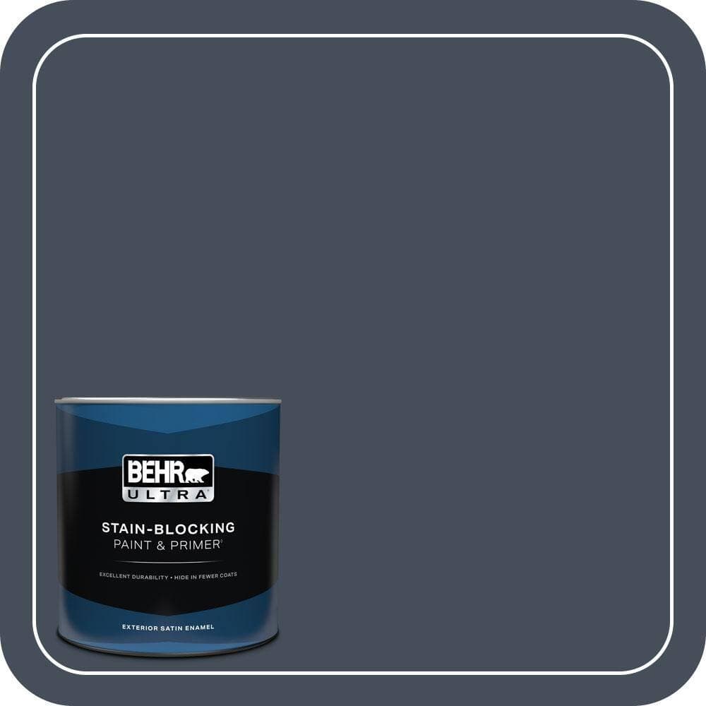 BEHR ULTRA 1 qt. #MQ5-10 Secret Society Satin Enamel Exterior Paint & Primer (1)