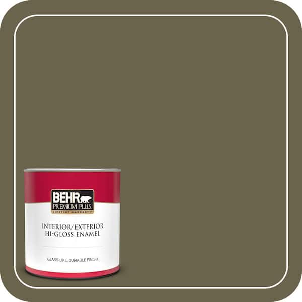 BEHR PREMIUM PLUS Home Decorators Collection #HDC-FL14-8 Deer Trail Flat Low Odor & Primer (2)