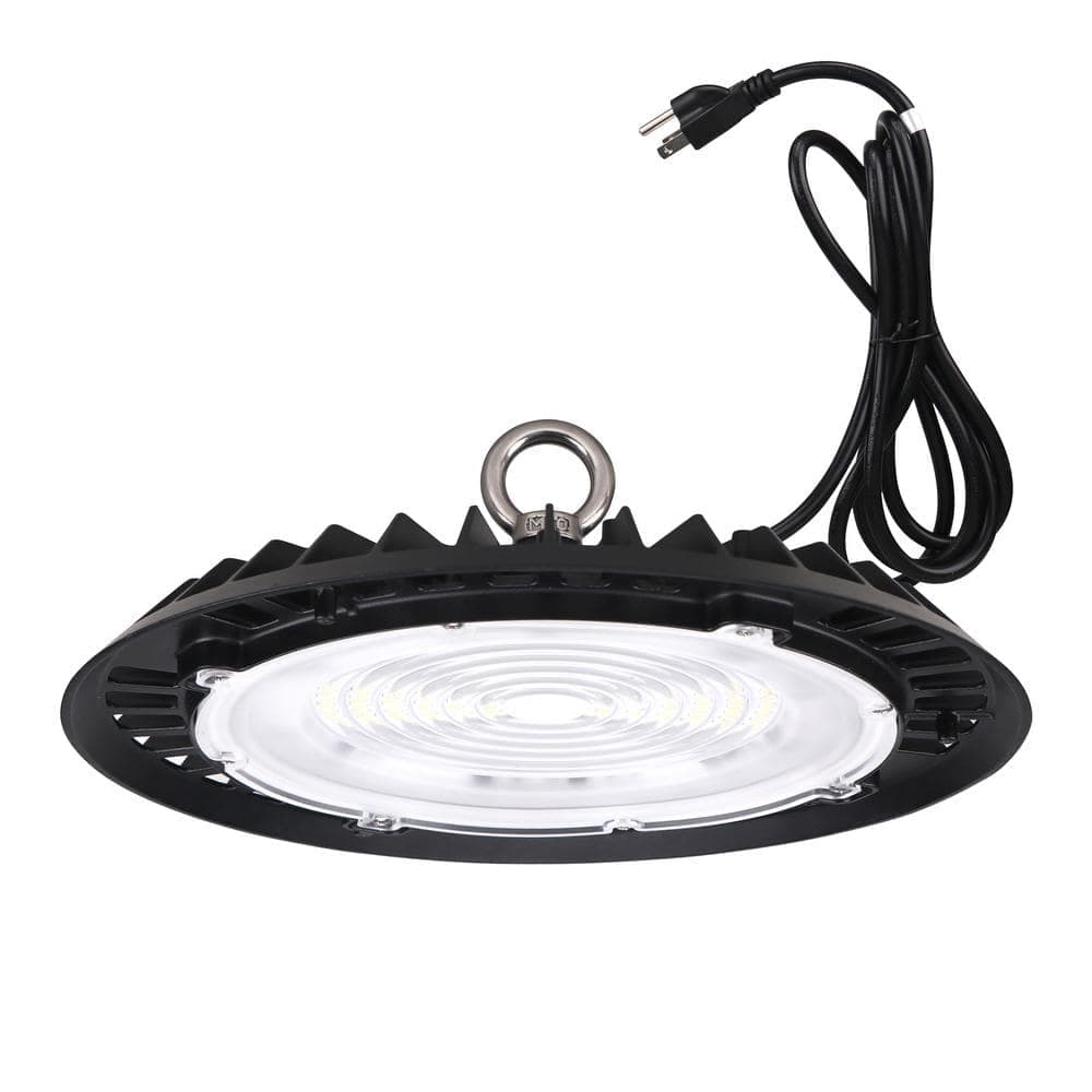 Metalux 11 in. HBD High Bay 180-Watt Equivalent, 16K Lumens 5K CCT Cord and Plug (2)