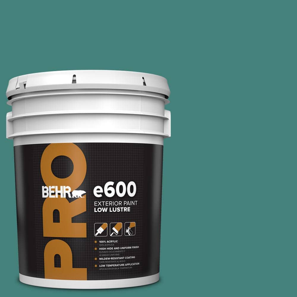 BEHR PRO 5 gal. #M450-6 Bubble Turquoise Low Luster Exterior Paint
