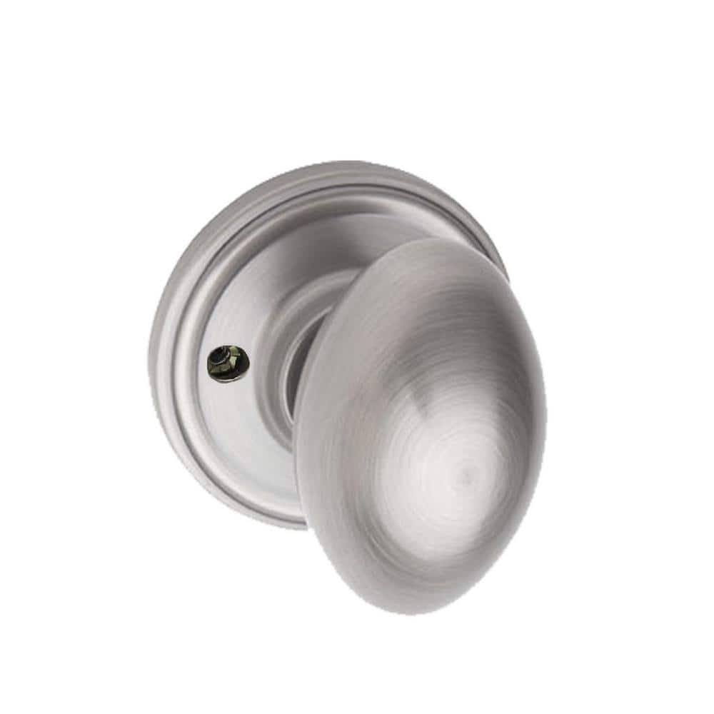 Copper Creek Egg Satin Stainless Dummy Door Knob