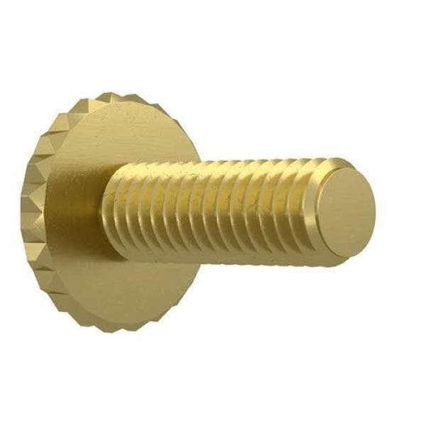 Commercial Electric 1/2 in. Polished-Brass Fitter Screws (Pack of 12) (4)