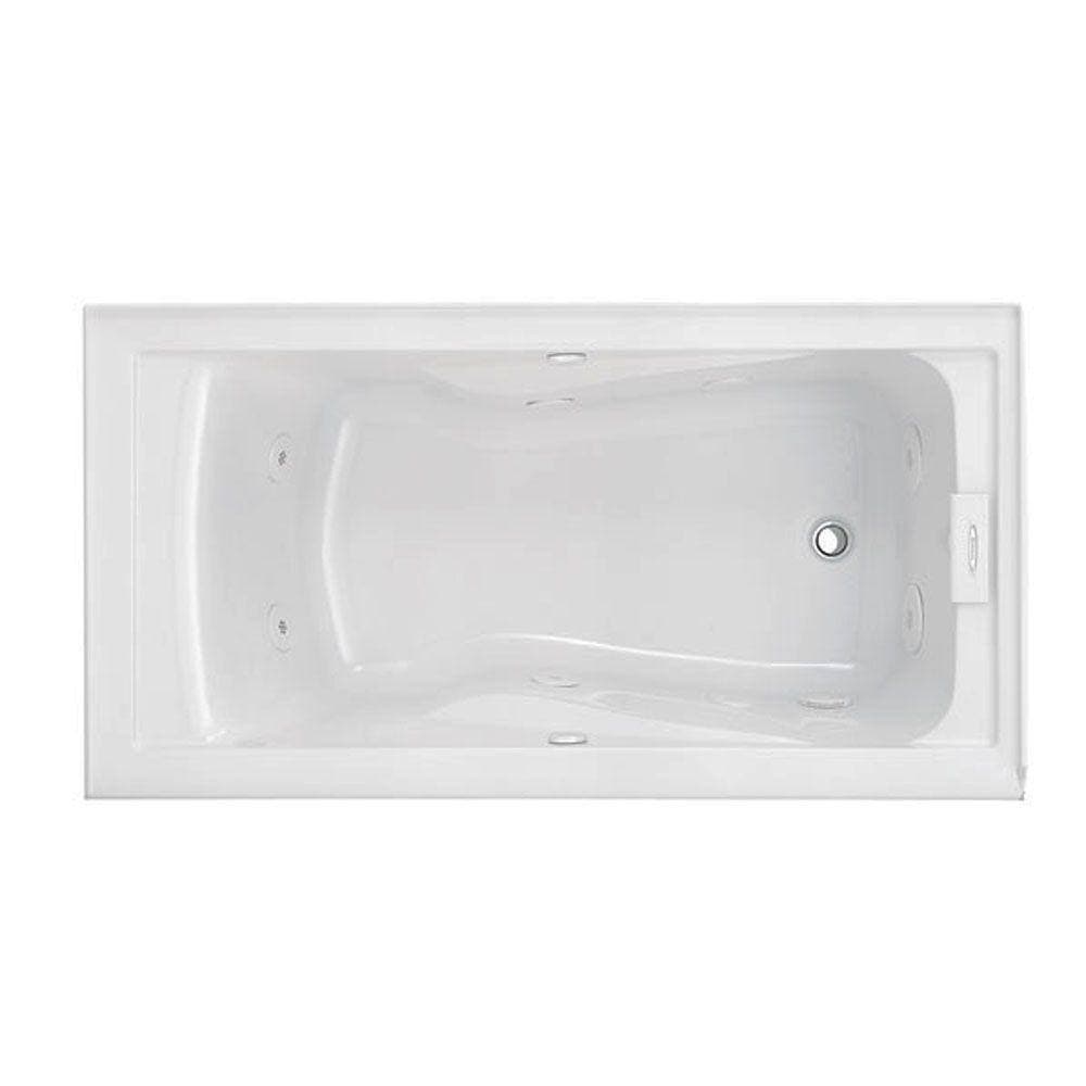 American Standard Lifetime 5 ft. x 32 in. Left Hand Outlet Whirlpool Tub in White (1)