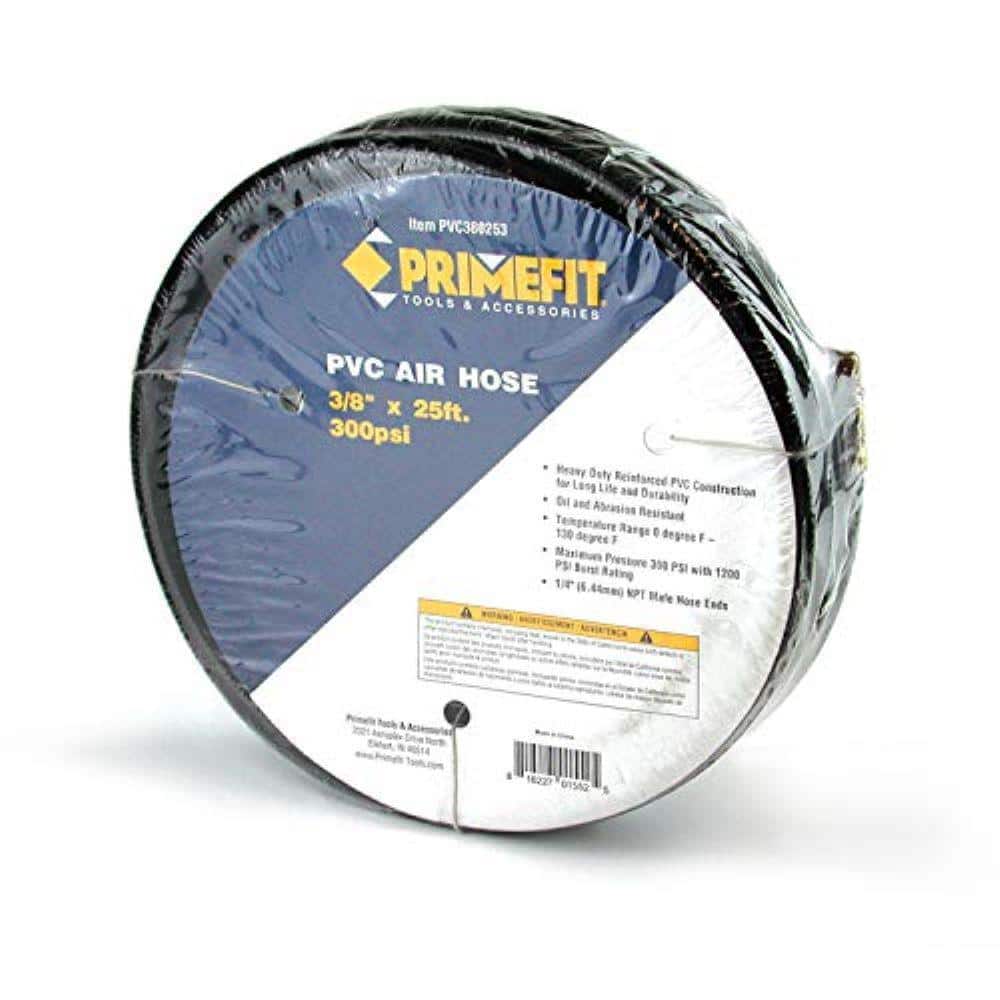 Primefit 3/8 in. x 25 ft. PVC Air Hose (3)