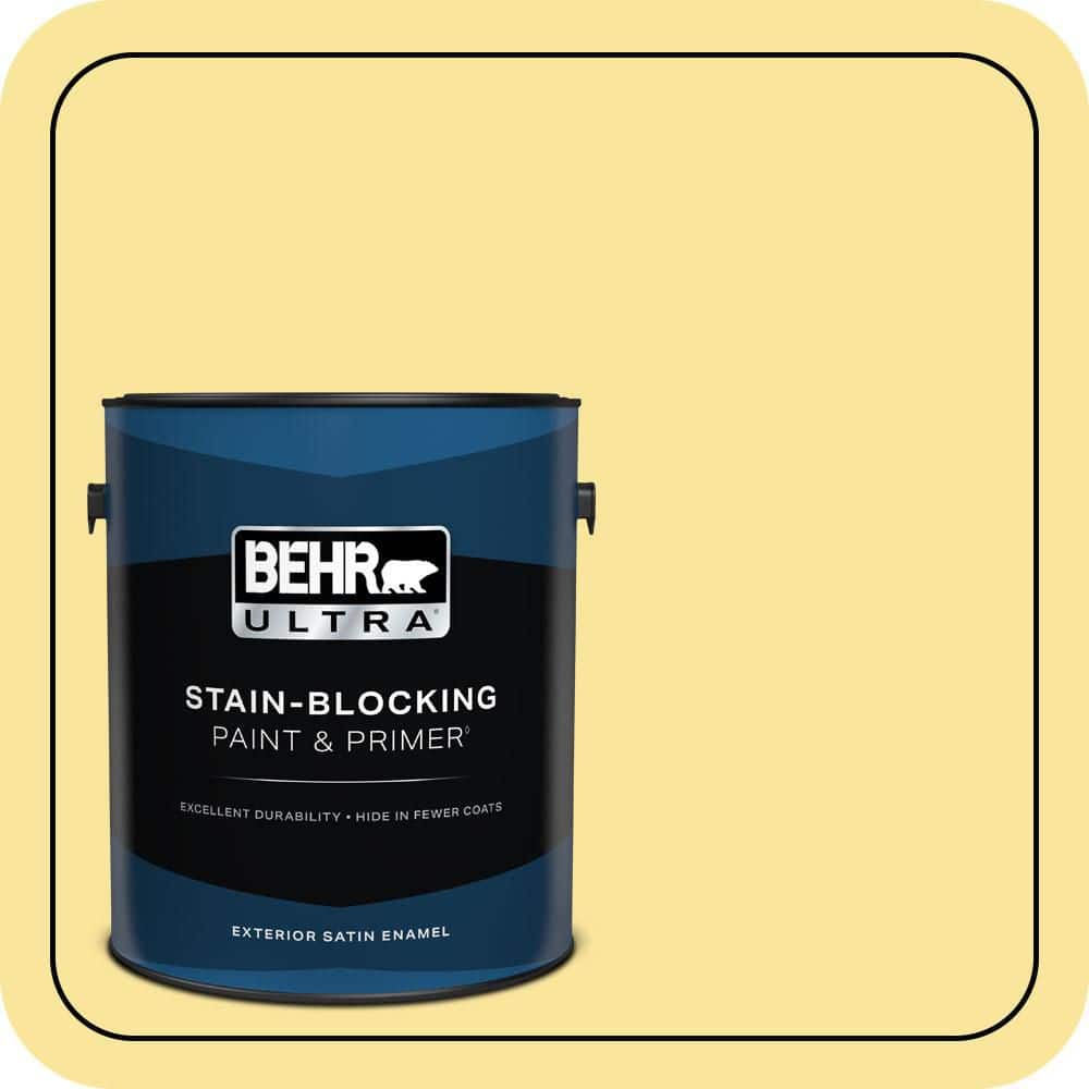 BEHR ULTRA 1 gal. #P310-4 Storm Lightning Satin Enamel Exterior Paint & Primer