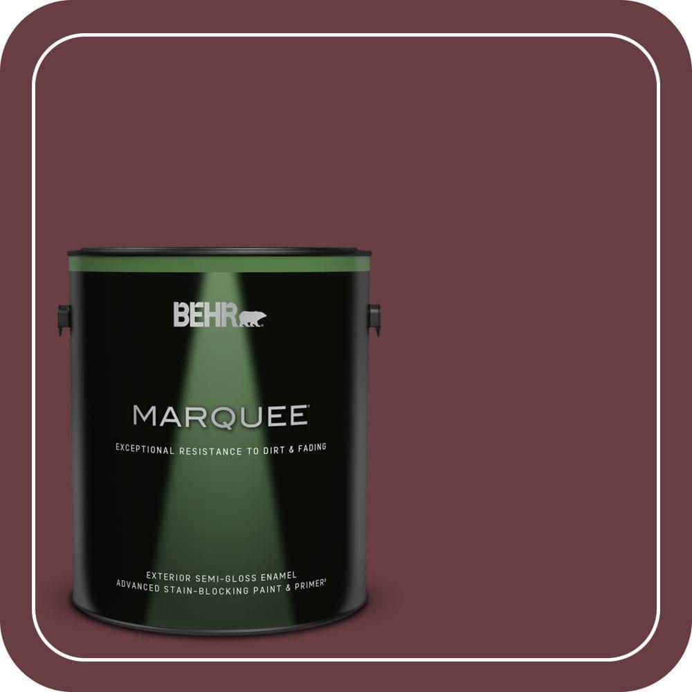 BEHR MARQUEE 1 gal. #T14-11 Imperial Jewel Semi-Gloss Enamel Exterior Paint & Primer