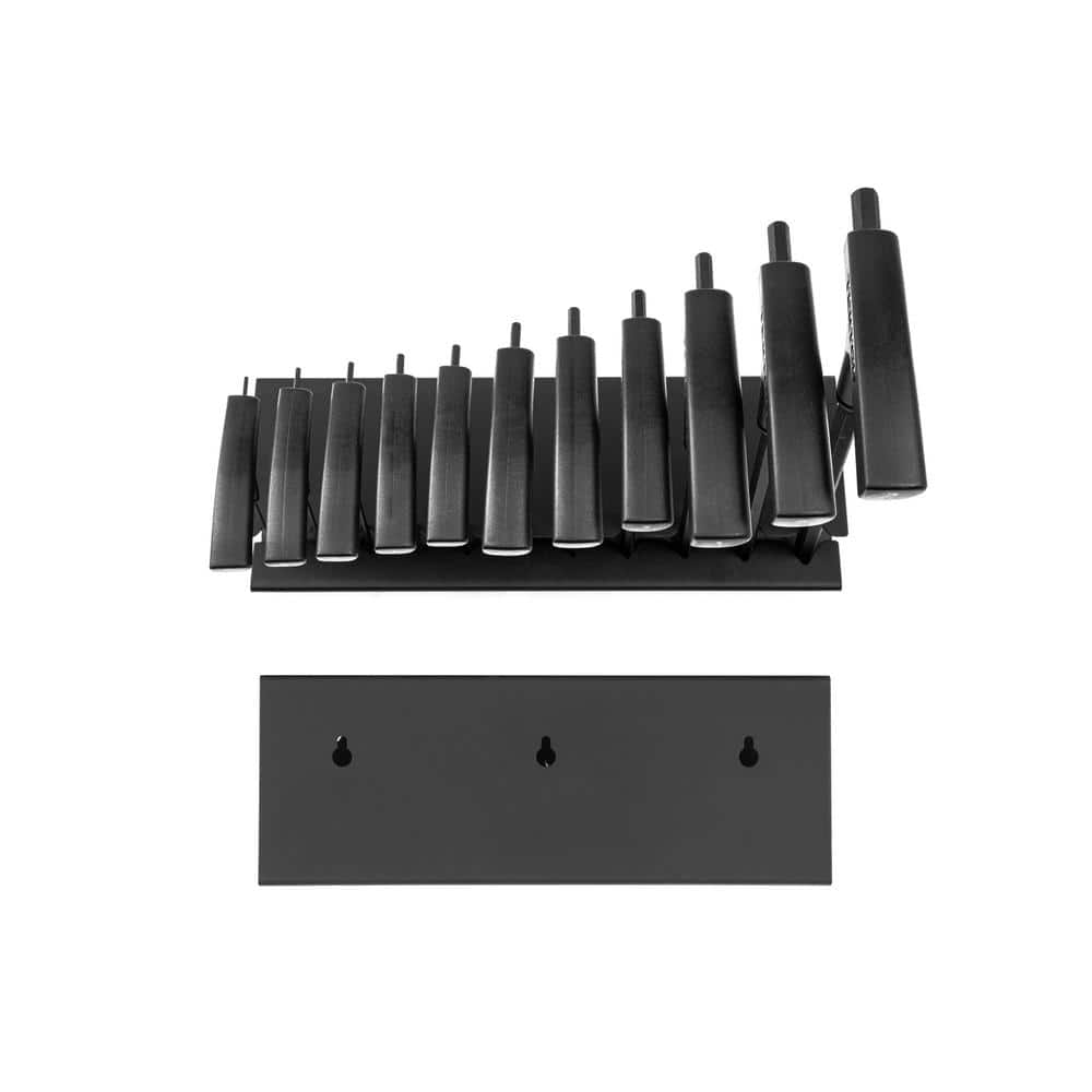 TEKTON Flat End Hex T-Handle Key Set with Stand, 10-Piece (2-10 mm) (3)
