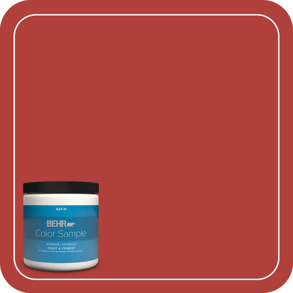 BEHR PREMIUM PLUS #170B-7 Red Tomato Flat Low Odor & Primer (1)