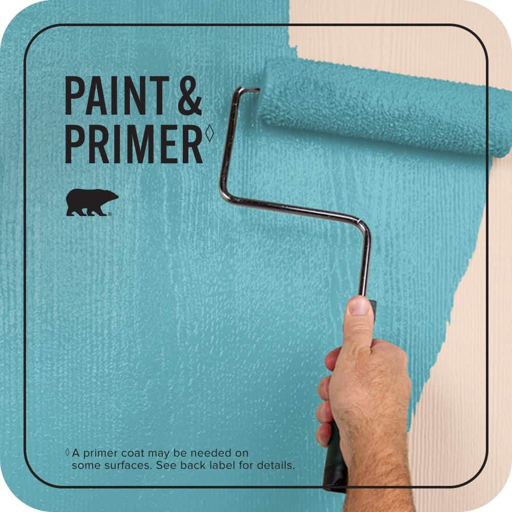 BEHR PREMIUM PLUS 1 gal. #MQ4-51 Adonis Flat Exterior Paint & Primer (2)