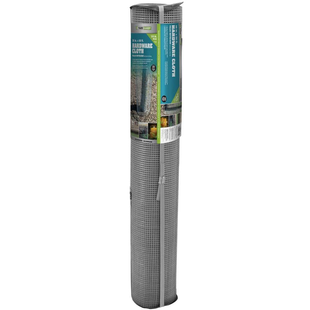 YARDGARD 1/4 in. x 3 ft. x 50 ft. Galvanized Hardware Cloth