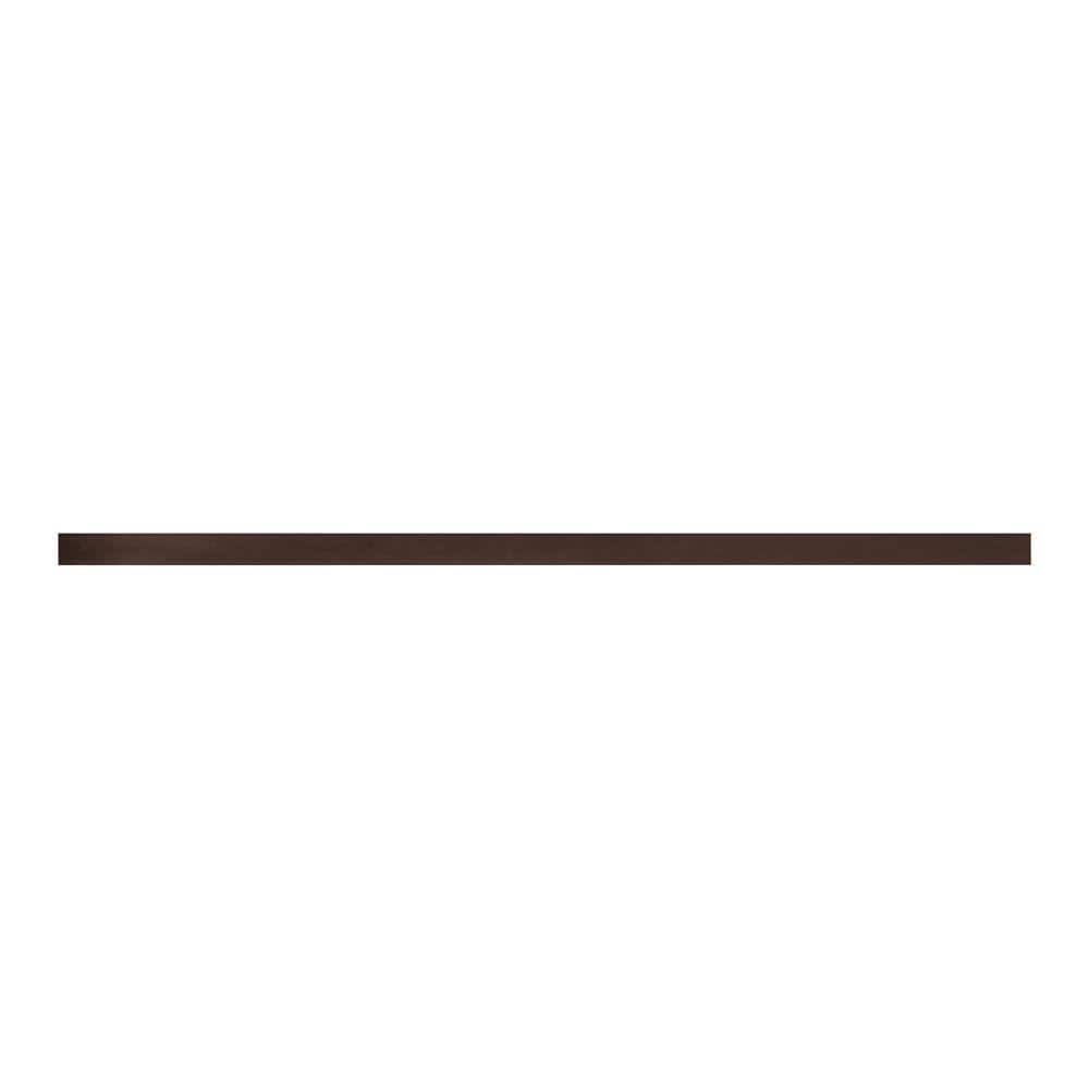 Hampton Bay Shaker 3 in. W x 91.5 in. H x 0.75 in. D Kitchen Cabinet Pantry Filler in Java