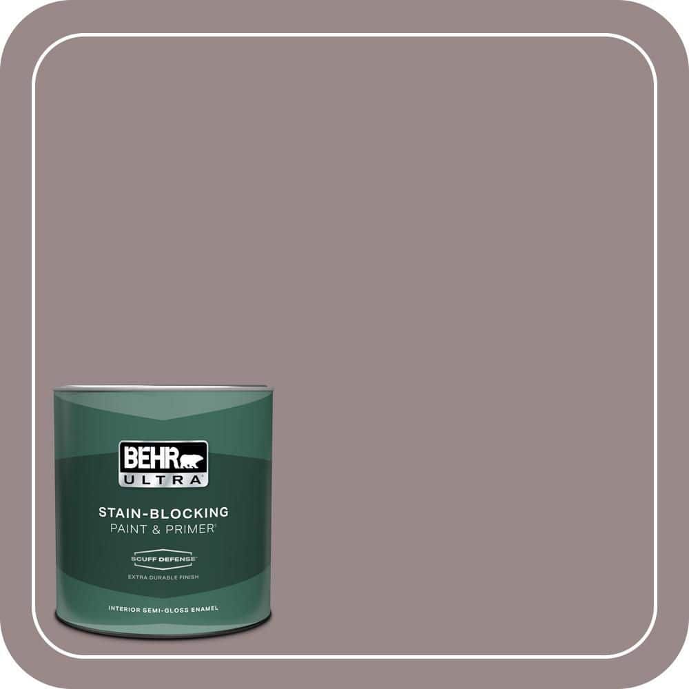BEHR ULTRA 1 qt. #MQ1-37 Fashion Week Extra Durable Semi-Gloss Enamel Interior Paint & Primer