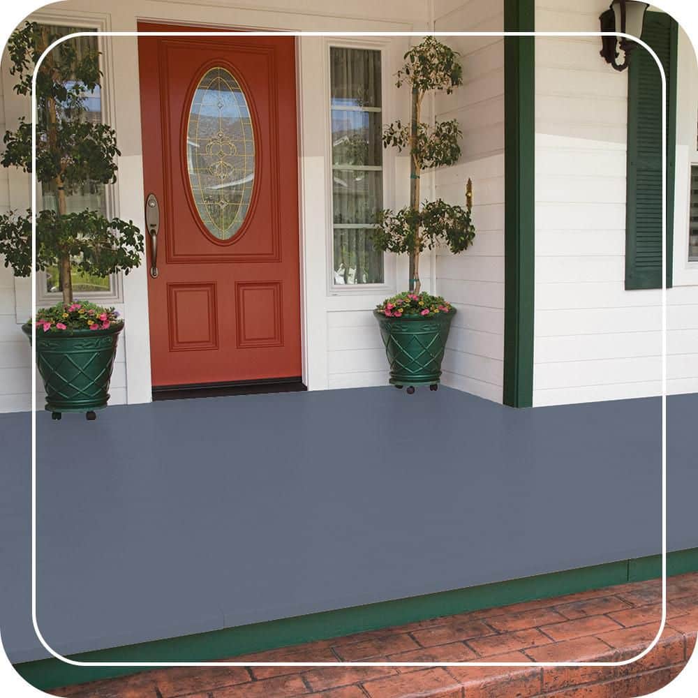 BEHR PREMIUM #PPU15-07 Low-Lustre Enamel Interior/Exterior Porch and Patio Floor Paint (2)