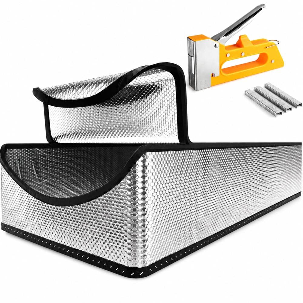 Unbranded 25 in x 54 in x 11 in Attic Stairs Insulation Cover Pull Down Ladder Door Cover for Garage Install with 400 Staples (1)