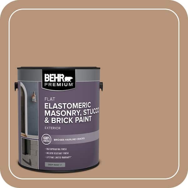 BEHR PREMIUM 5 gal. #MS-17 Tierra Elastomeric Masonry, Stucco and Brick Exterior Paint (3)