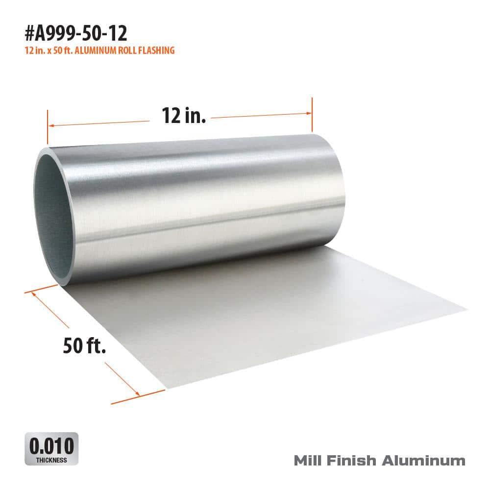 Gibraltar Building Products 12 in. x 50 ft. Aluminum Roll Valley Flashing (3)