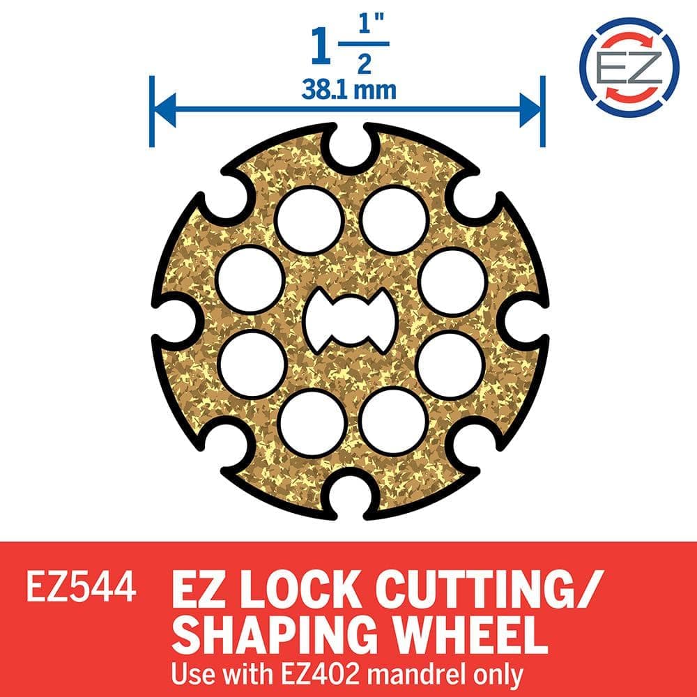 Dremel EZ Lock 1-1/2 in. Rotary Tool Wood Cutting Wheel (2)
