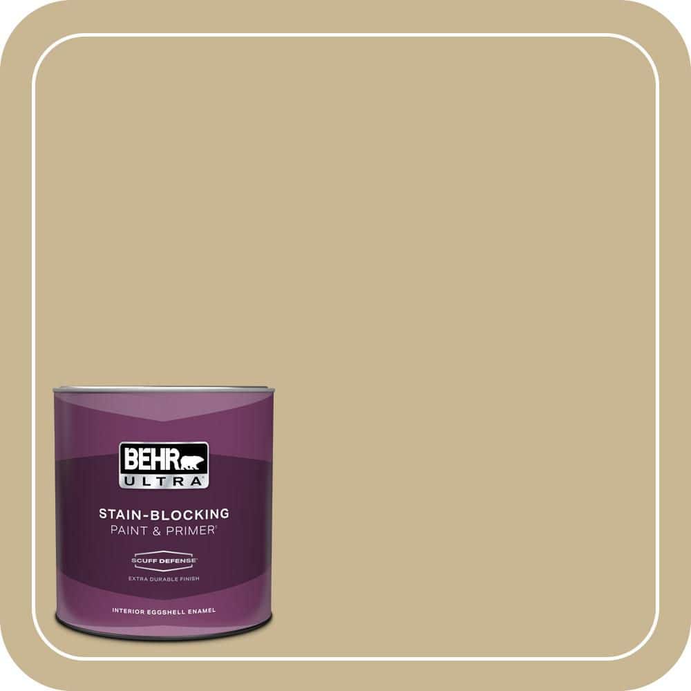 BEHR ULTRA 1 qt. #MQ2-30 Spring Wheat Extra Durable Eggshell Enamel Interior Paint & Primer