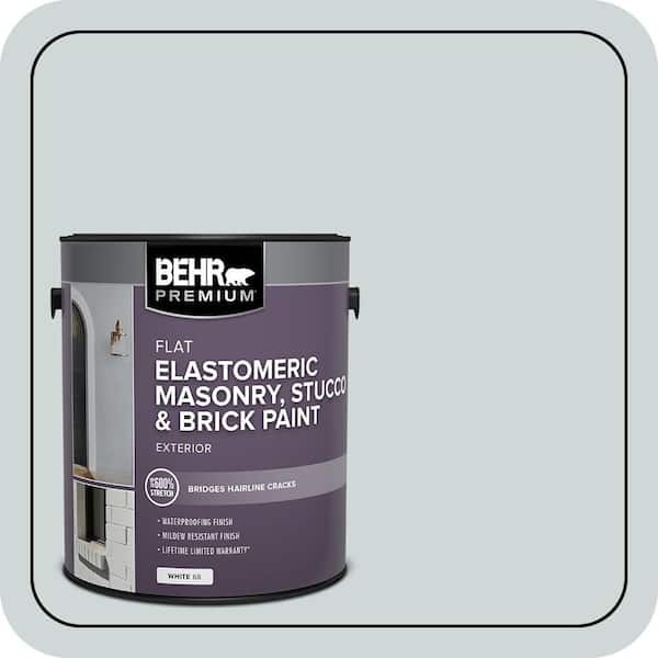 BEHR PREMIUM 1 gal. #MS-65 Winter Days Elastomeric Masonry, Stucco and Brick Exterior Paint (2)