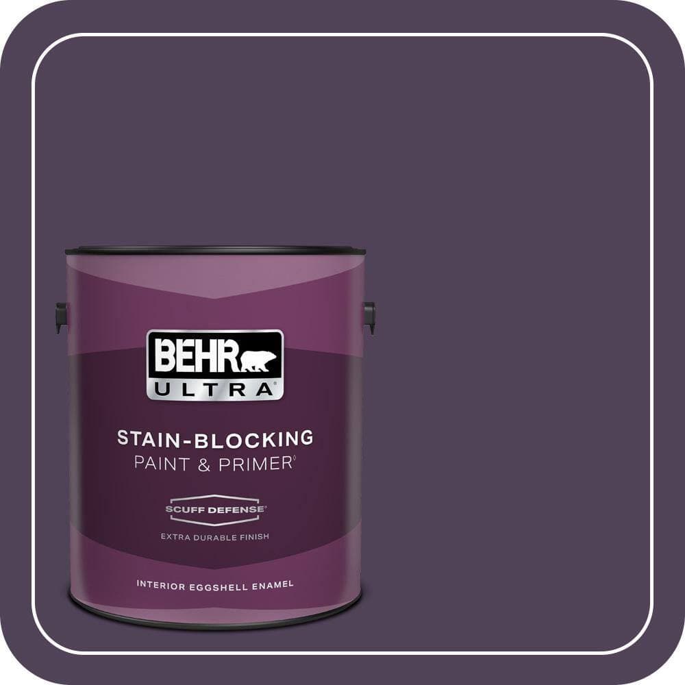 BEHR ULTRA 1 gal. #S-H-660 Blackberry Harvest Extra Durable Eggshell Enamel Interior Paint & Primer